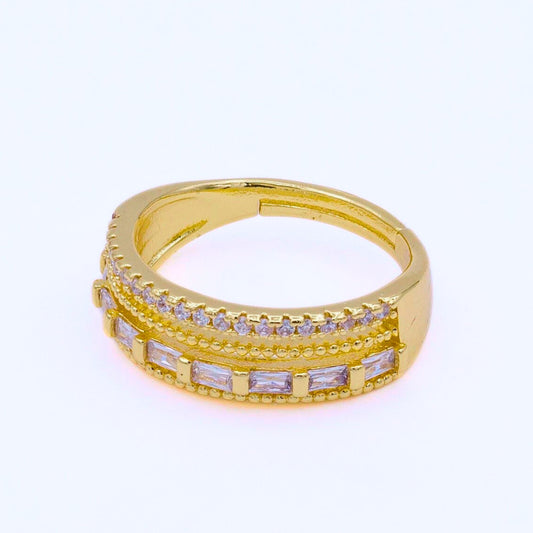 gold filled ring on a white background 
