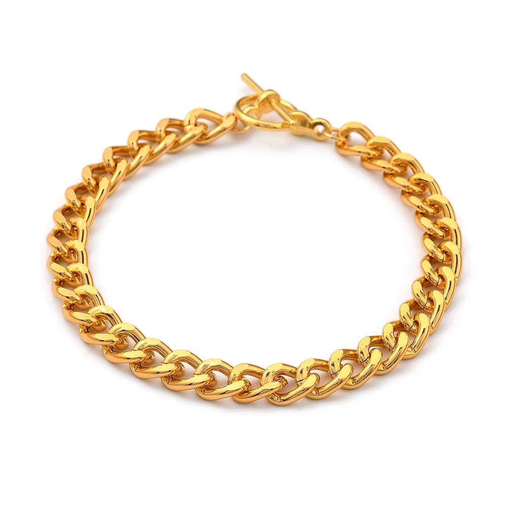Entwined Journey Curb Chain Bracelet
